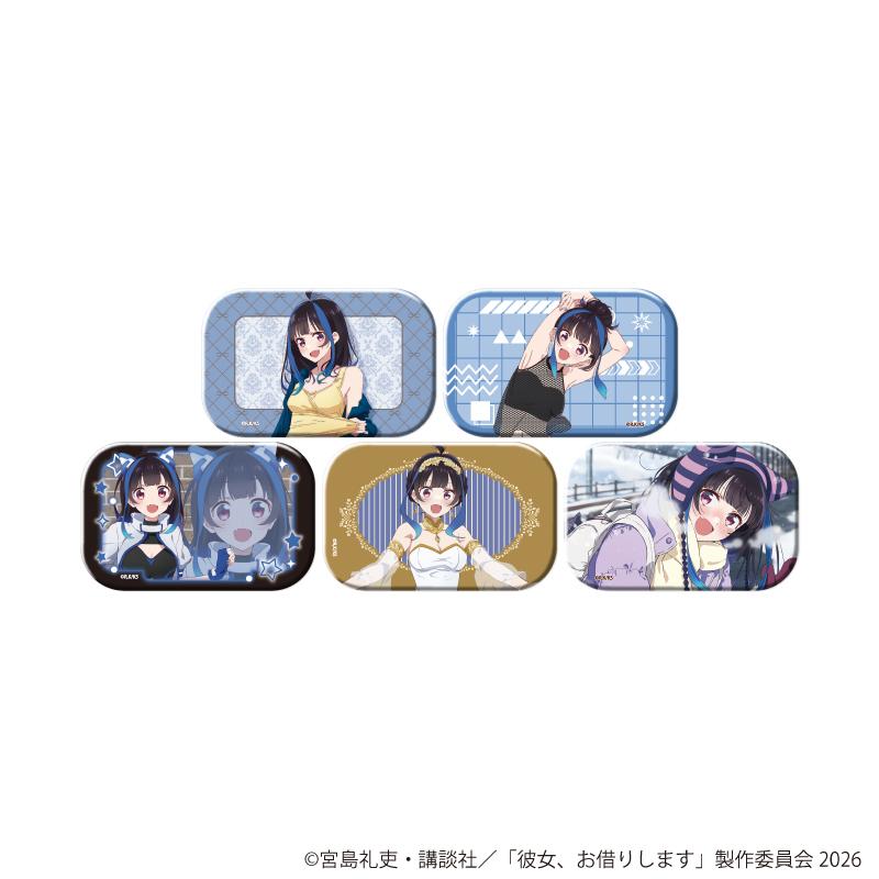 租借女友 スクエア缶バッジ05/八重森みにセット コンプリートセット(全5種) 徽章套裝