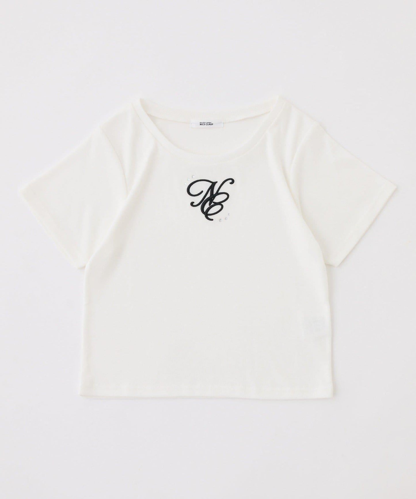 鑲鑽單點刺繡Logo T恤