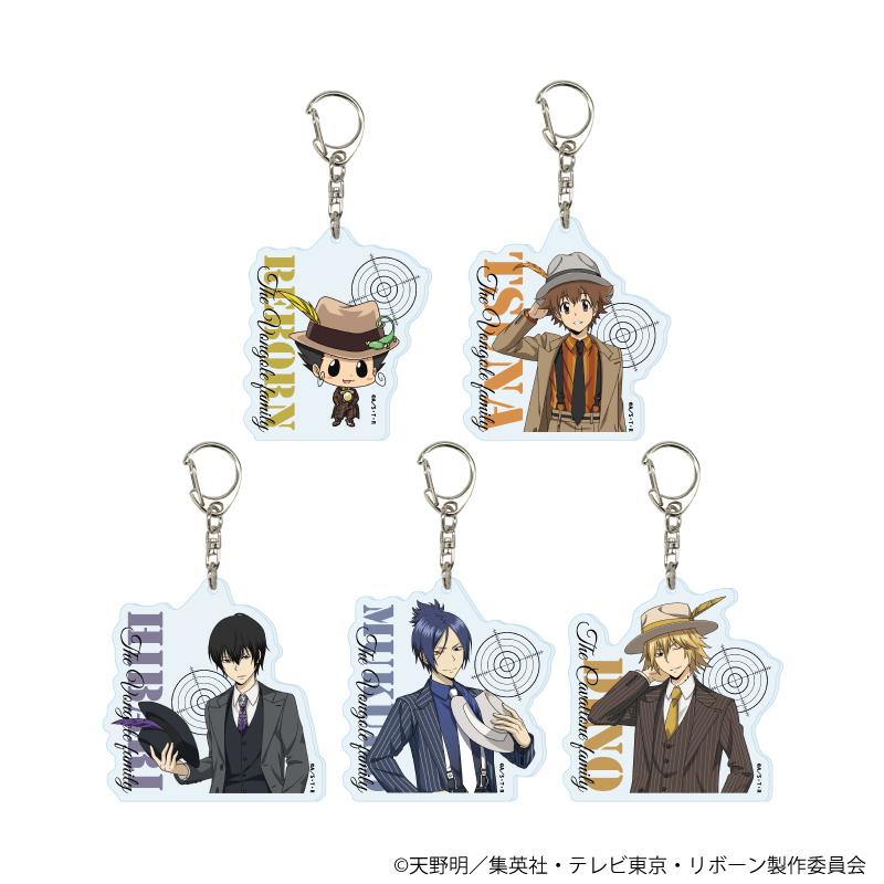 家庭教師HITMAN REBORN!(家庭教師) 亞克力鑰匙扣32/全套(共5款)(新繪插畫)【全套/5個裝】