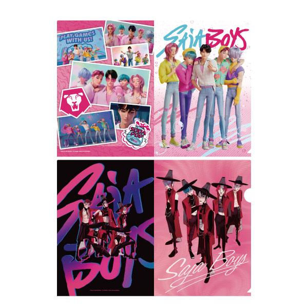 KPOPガールズ!デーモン・ハンターズ_クリアファイルセット (2)SAJA BOYS