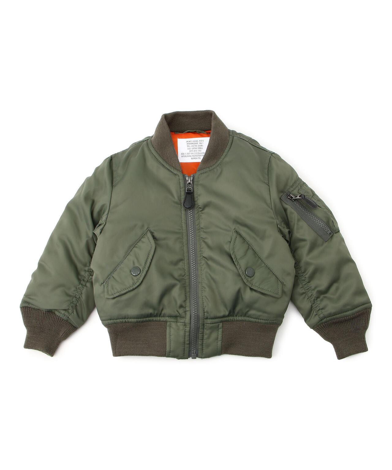KID'S/キッズ MA-1 LOGO 飛行夾克