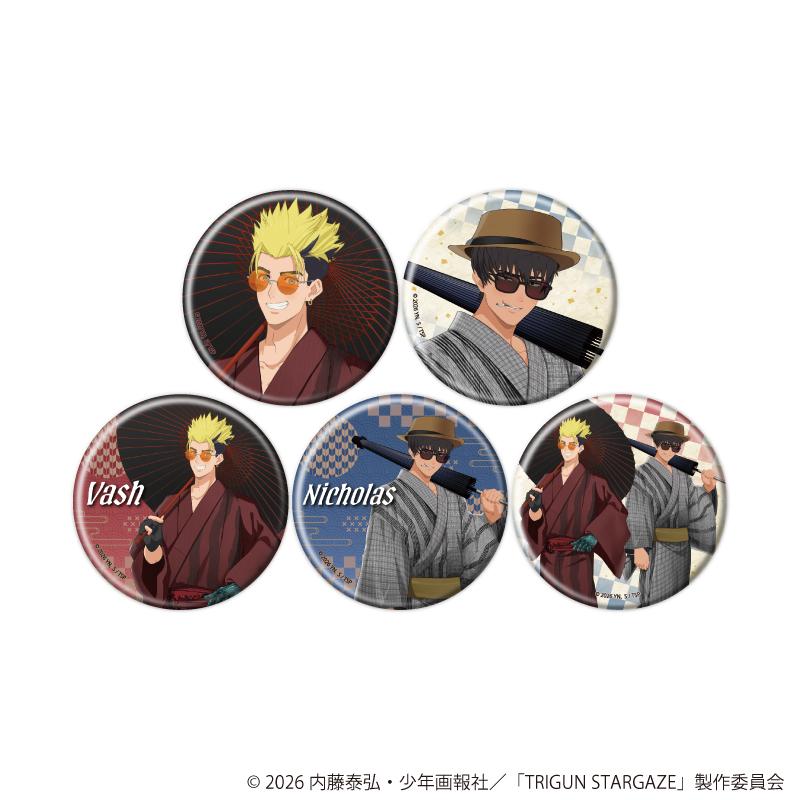 槍神Trigun STARGAZE 徽章05/完整套裝(全5種)(新繪)【完整套裝/5個裝】