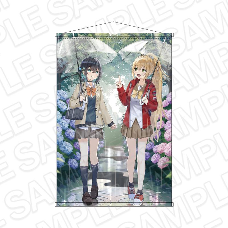 AHSキャラクターズ B2掛畫 弦巻マキ&宮舞モカ rain ver.
