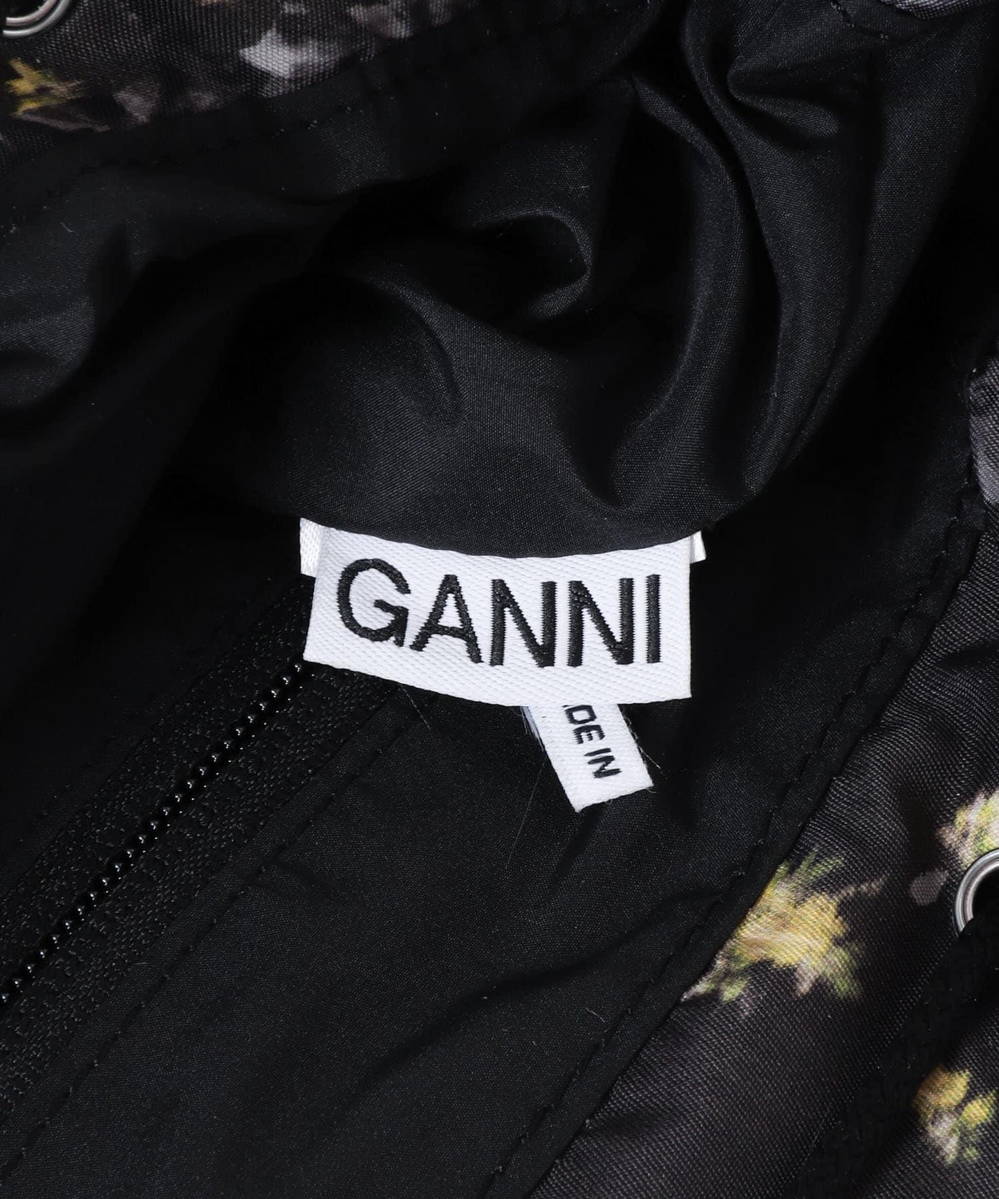 GANNI PRINTED NYLON BACKPACK