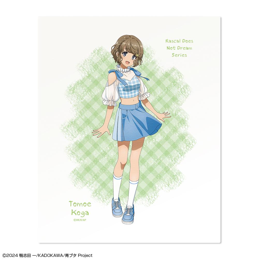 青春ブタ野郎シリーズ(青春豬頭少年系列) 帆布畫 設計02(古賀朋繪/夏季格紋ver.)【新繪】