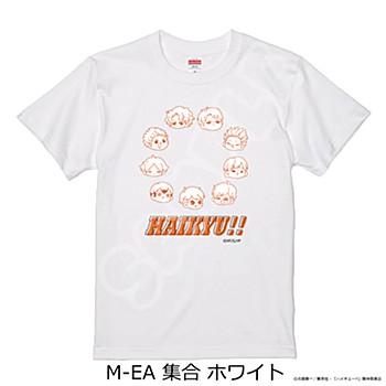排球少年(排球少年!!) 第11彈 集合印花 T恤 M-EA 白色 L碼