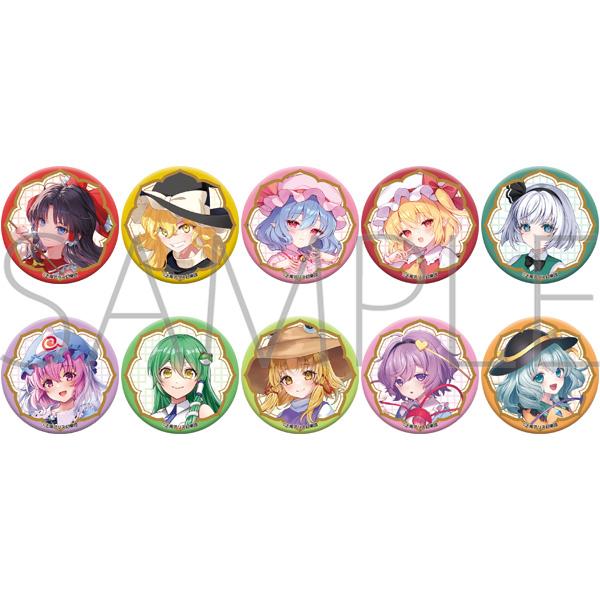 東方Project 角色徽章收藏 【BOX/10包入】