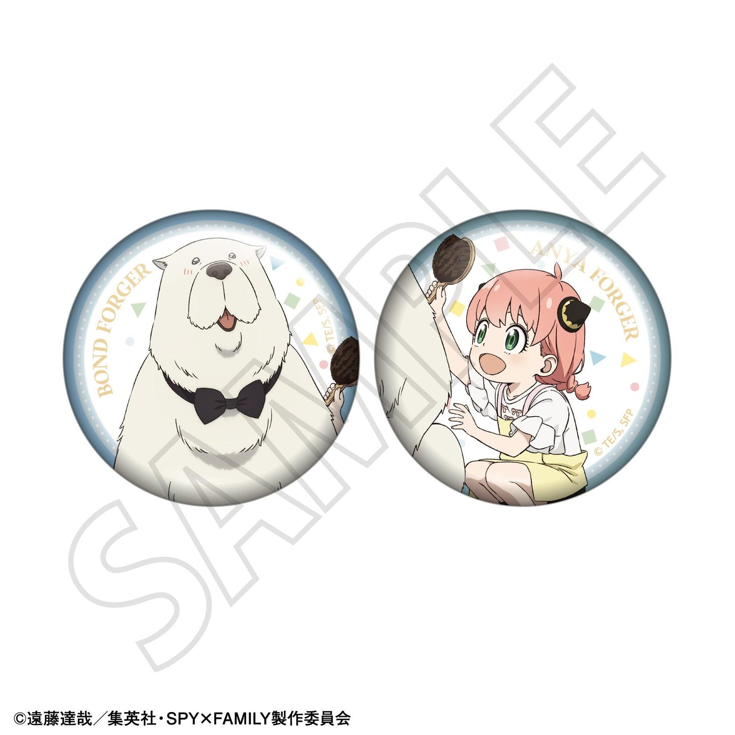 SPY×FAMILY(間諜過家家) 安妮亞·福傑&邦德·福傑(美容師) 徽章套裝