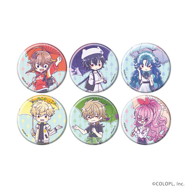 クイズRPG 《黑貓維茲》 梅雨ver. 徽章02 完整套裝(全6種)GraffArt插畫【完整套裝/6個入】
