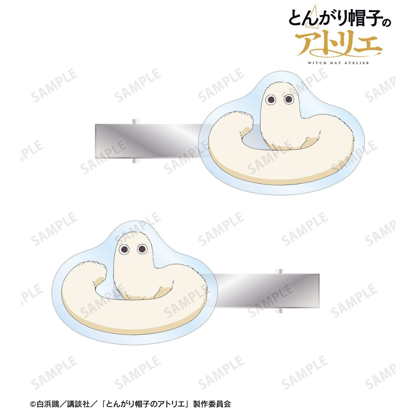 とんがり帽子のアトリエ(尖帽子的魔法工坊) フデムシ 亞克力髮夾 2件套