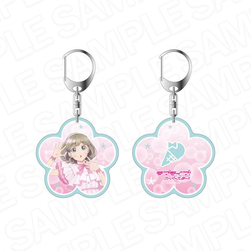 ラブライブ!スーパースター!!(LoveLive! Superstar!!) 唐可可 雙面鑰匙扣 笑顔のPromise ver.