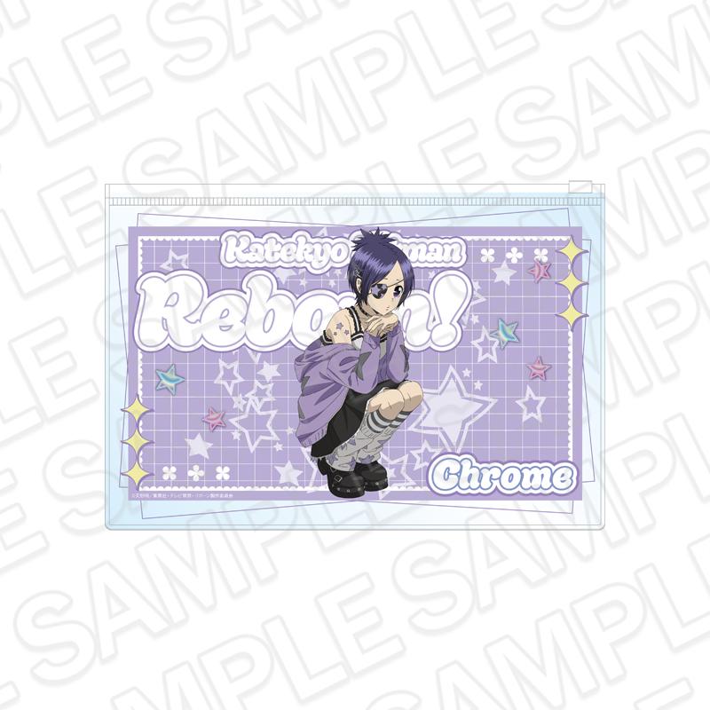 家庭教師HITMAN REBORN! 透明化妝包 庫洛姆髑髏 STAR ver.