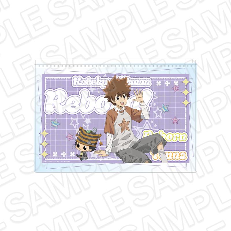 家庭教師HITMAN REBORN!(家庭教師) STAR ver. 里包恩&澤田綱吉 透明收納包