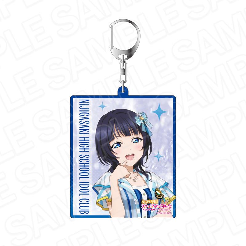 ラブライブ!虹ヶ咲學園スクールアイドル同好會(LoveLive!虹咲學園學園偶像同好會) 朝香果林 4th演唱會 Solo服裝ver. 亞克力鑰匙扣