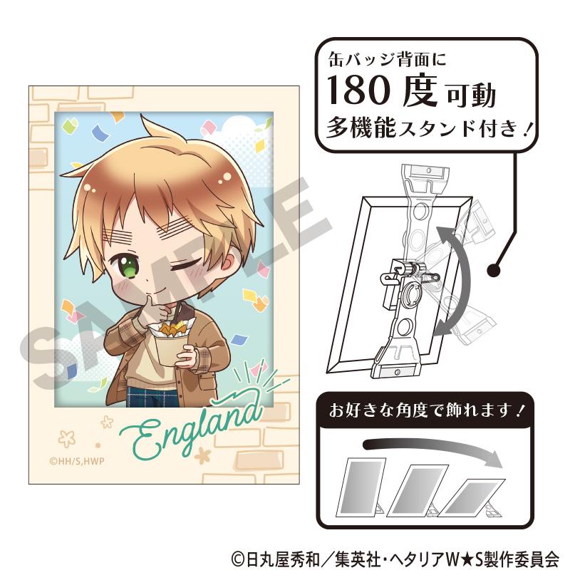 ヘタリア World★Stars(黑塔利亞 World★Stars) 藝術徽章 イギリス 食べ歩きグルメ 迷你角色