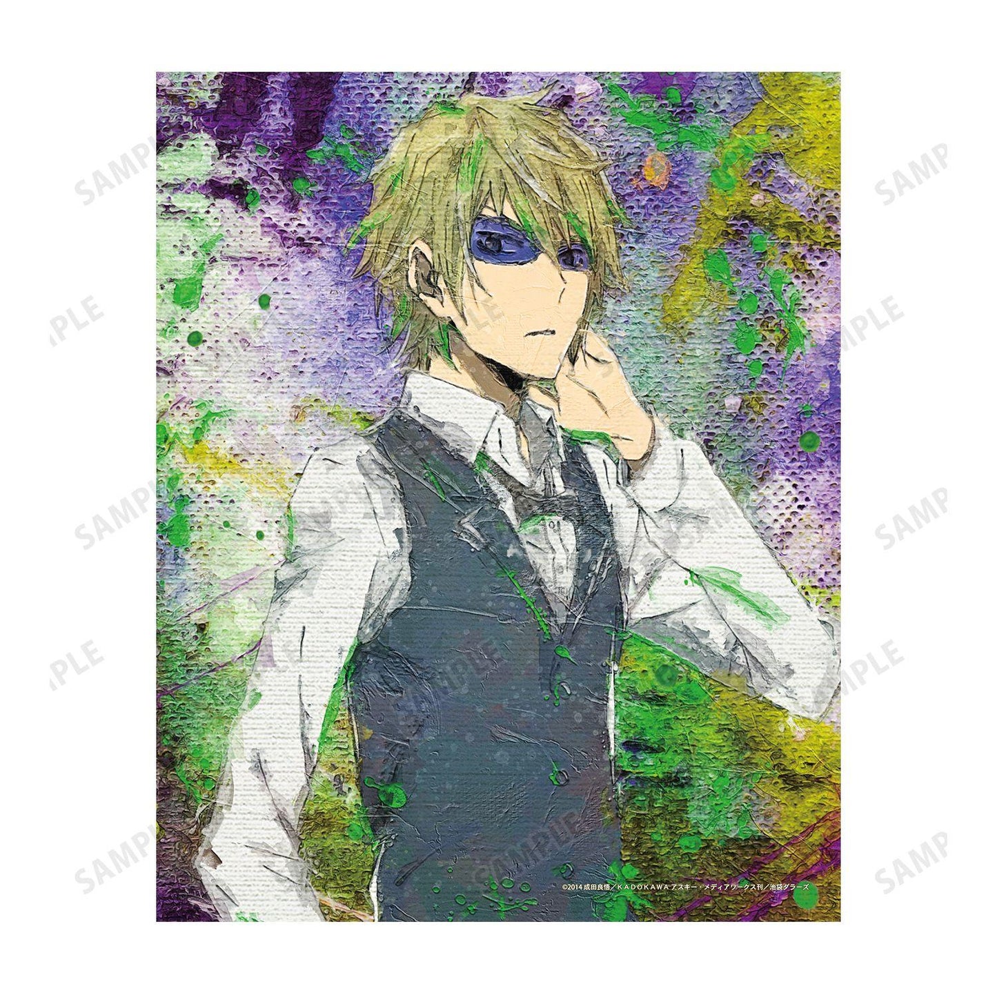無頭騎士異聞錄×2 平和島靜雄 grunge CANVAS F3號キャンバスボード ver.B