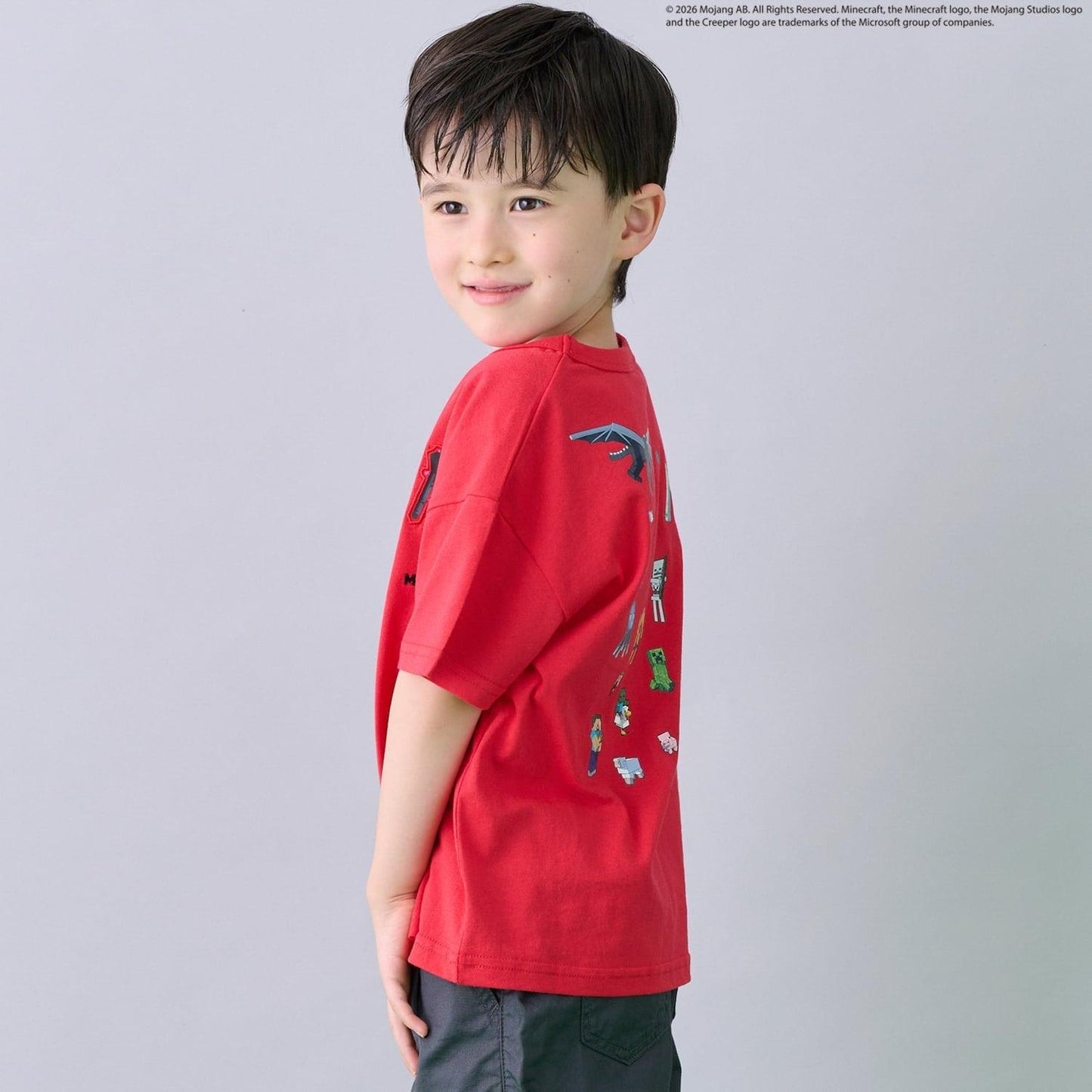 MINECRAFT 刺繡短袖T恤