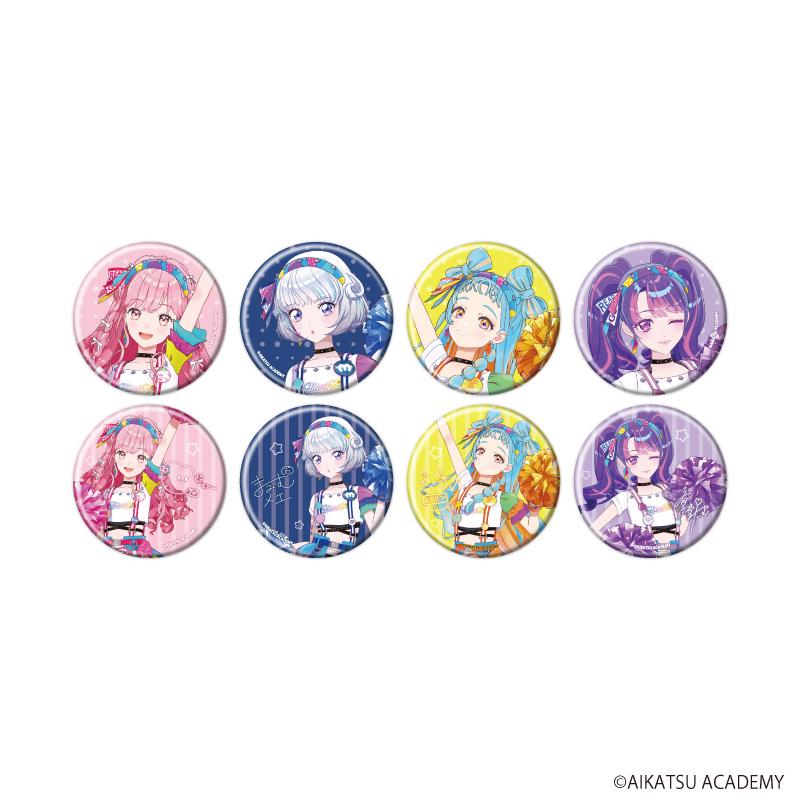 アイカツアカデミー!(偶像活動學園!) 徽章02/啦啦隊ver. 完整套裝(全8種)(新拍) 【完整套裝/8個裝】