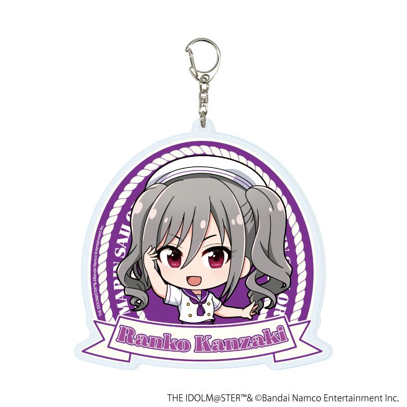アイドルマスター シンデレラガールズ(偶像大師 灰姑娘女孩) デカアクリルキーホルダー26 神崎蘭子 マリンセーラーver.(迷你角色插畫) 亞克力鑰匙扣