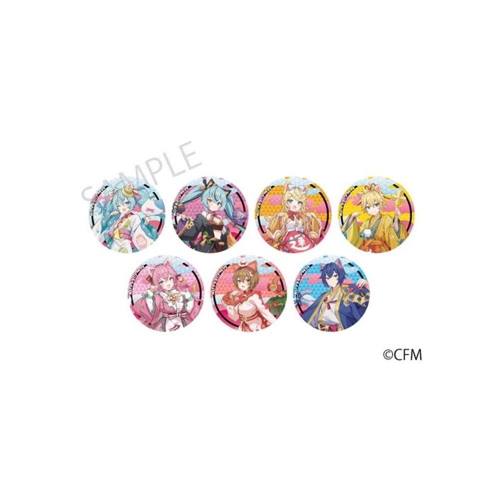 初音未來×招き貓×真夏の熊谷 閃亮徽章 Art by イコモチ