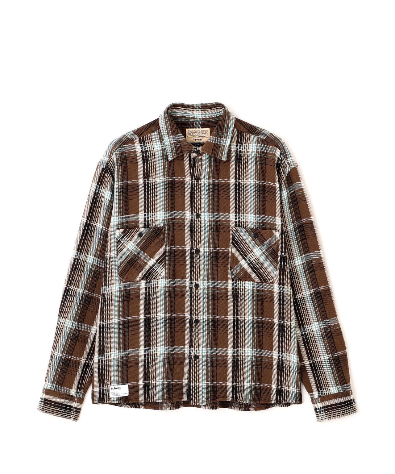 PLAID CF LS SHIRT 格紋棉法蘭絨襯衫
