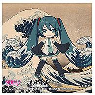 葛飾北斎×《初音未來》 iXima 貼紙 神奈川衝浪裡 迷你角色