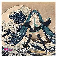 葛飾北斎×《初音未來》iXima 貼紙 神奈川衝浪裡