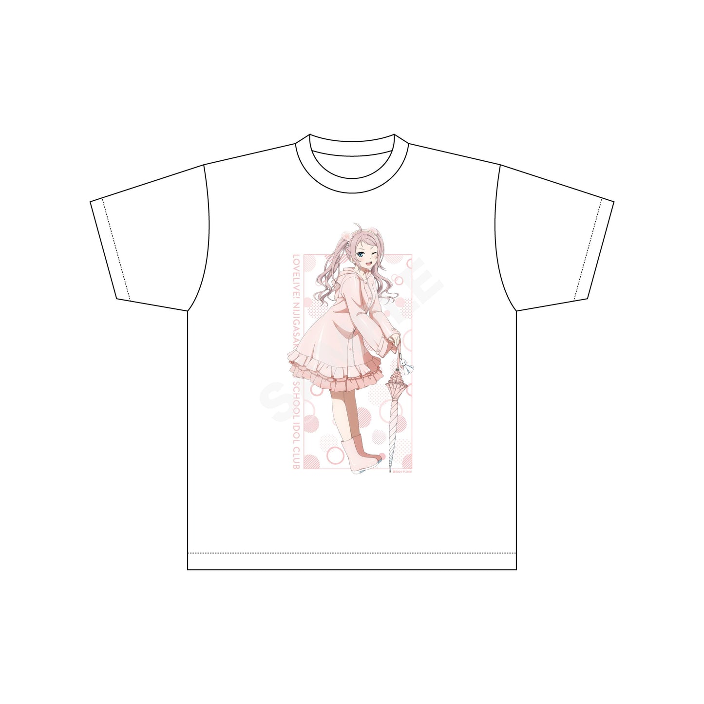 ラブライブ!虹ヶ咲學園スクールアイドル同好會(LoveLive!虹咲學園學園偶像同好會) 雨衣ver. 鍾嵐珠 T恤 M碼