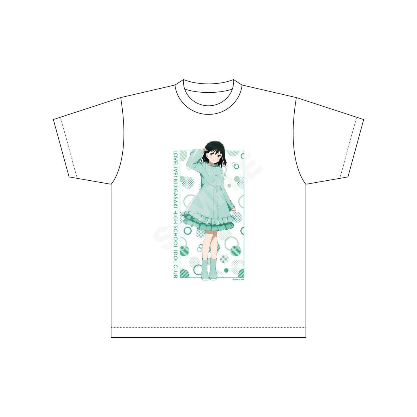 ラブライブ!虹ヶ咲學園スクールアイドル同好會(LoveLive!虹咲學園學園偶像同好會) 雨衣ver. 三船栞子 T恤 /K