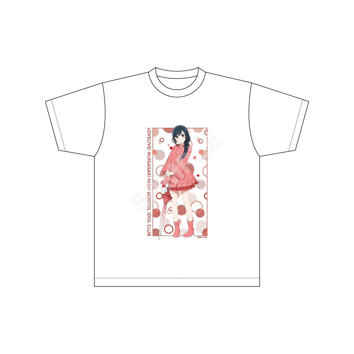 ラブライブ!虹ヶ咲學園スクールアイドル同好會(LoveLive!虹咲學園學園偶像同好會) 雨衣ver. T恤 H款 優木雪菜