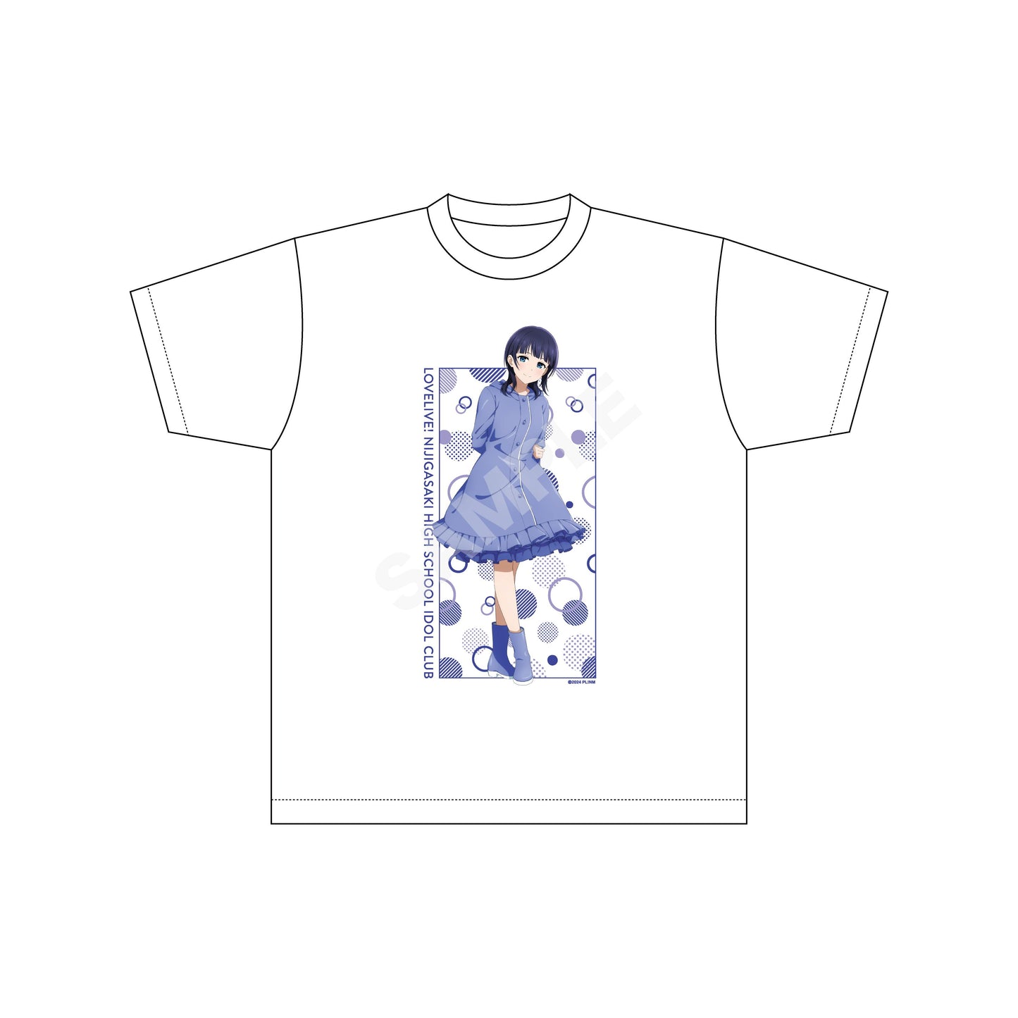 ラブライブ!虹ヶ咲學園スクールアイドル同好會(LoveLive!虹咲學園學園偶像同好會) 雨衣ver. T恤 E 朝香果林