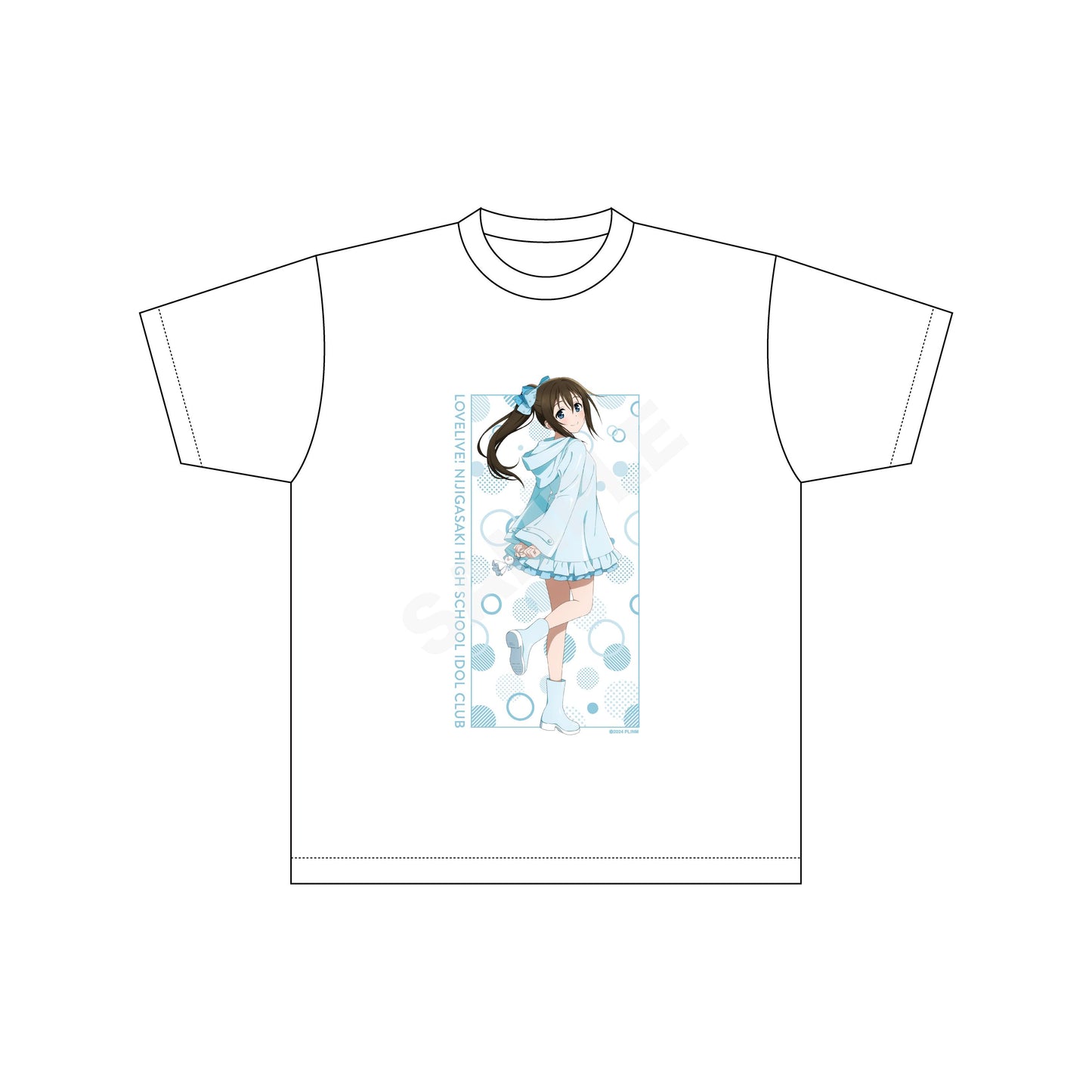 ラブライブ!虹ヶ咲學園スクールアイドル同好會(LoveLive!虹咲學園學園偶像同好會) 雨衣ver. 桜坂しずく T恤 D款