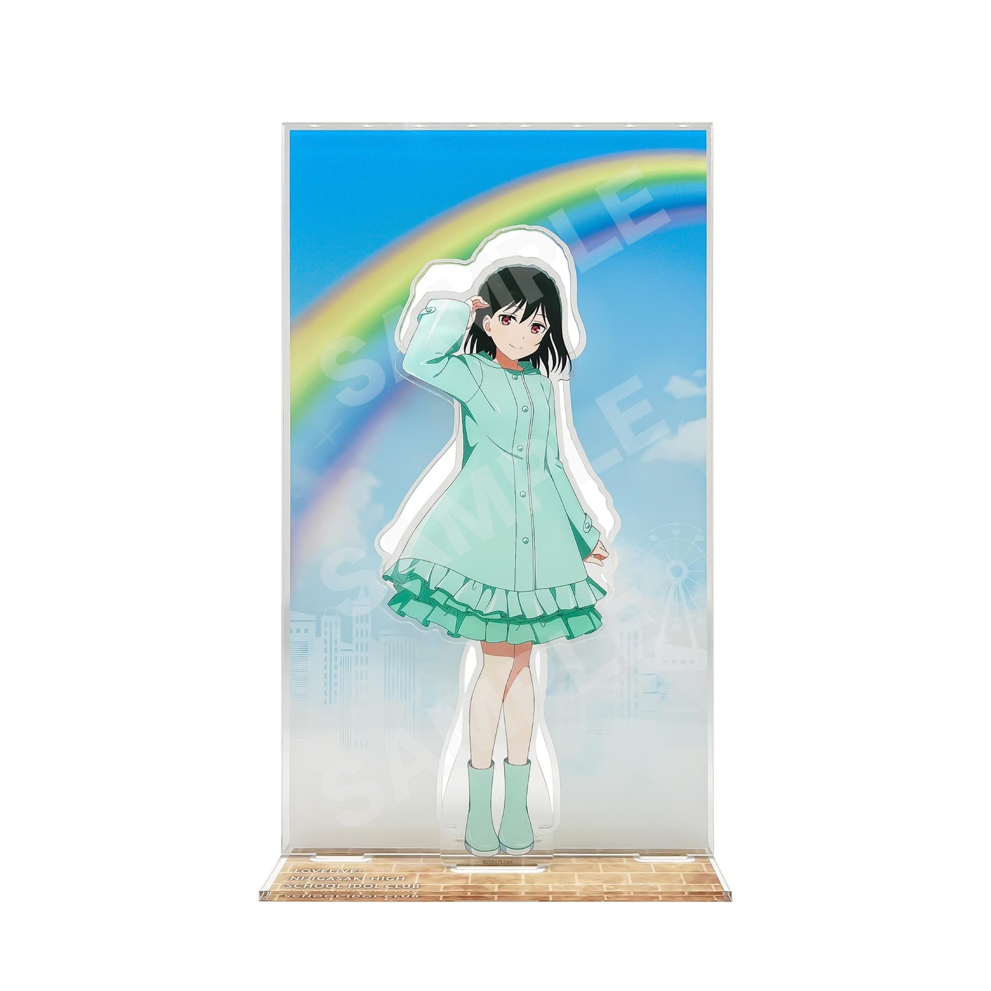 ラブライブ!虹ヶ咲學園スクールアイドル同好會(LoveLive!虹咲學園學園偶像同好會) 雨衣ver. 背景亞克力立牌 /K 三船栞子