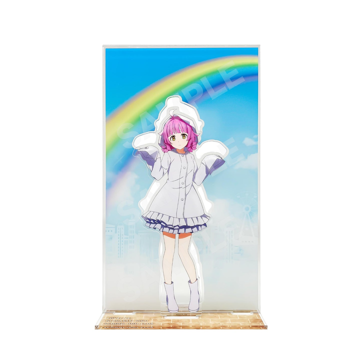 ラブライブ!虹ヶ咲學園スクールアイドル同好會(LoveLive!虹咲學園學園偶像同好會) 雨衣ver. 帶背景亞克力立牌 /J 天王寺璃奈