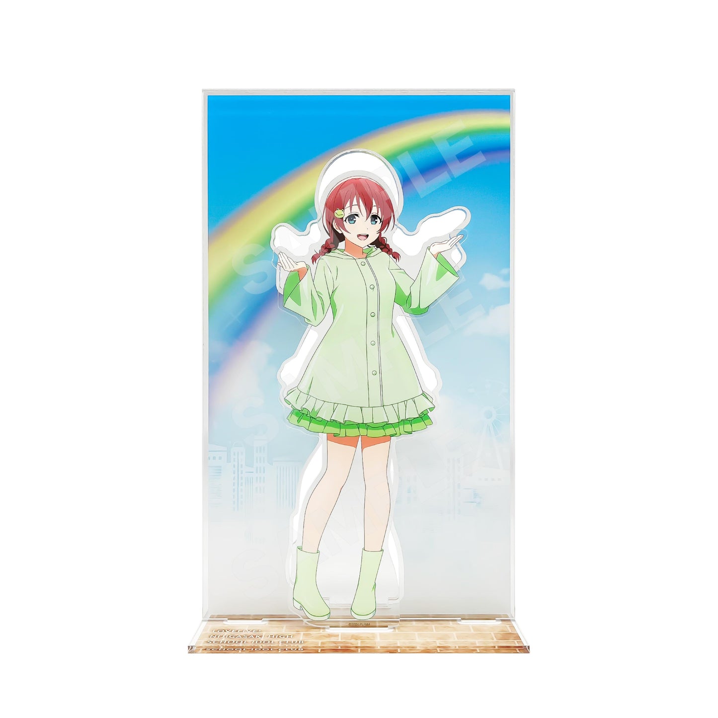 ラブライブ!虹ヶ咲學園スクールアイドル同好會(LoveLive!虹咲學園學園偶像同好會) 雨衣ver. 帶背景亞克力立牌 /I エマ・ヴェルデ