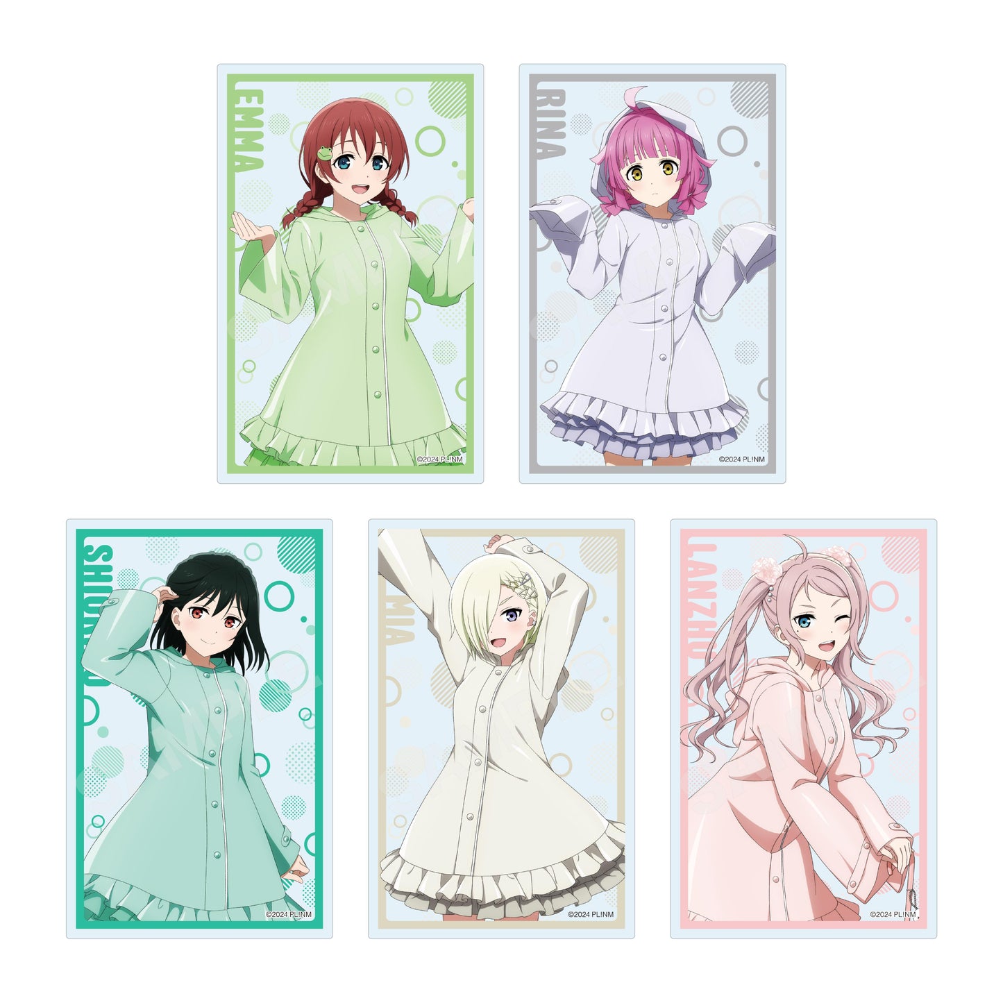 ラブライブ!虹ヶ咲學園スクールアイドル同好會(LoveLive!虹咲學園學園偶像同好會) 雨衣ver. 透明卡 【完整BOX/13包入】