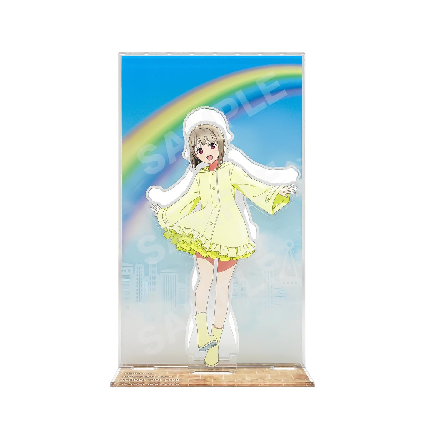 ラブライブ!虹ヶ咲學園スクールアイドル同好會(LoveLive!虹咲學園學園偶像同好會) 雨衣ver. 背景亞克力立牌 C款 中須かすみ