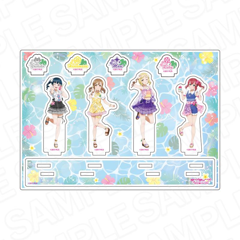 ラブライブ!サンシャイン!!(LoveLive!Sunshine!!) 亞克力透景板 B款 阿羅哈服裝 ver.