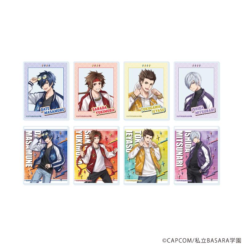 學園BASARA(學園BASARA) 亞克力卡片02/橫須賀夾克ver. 完整套裝(全8種)(新繪插畫)