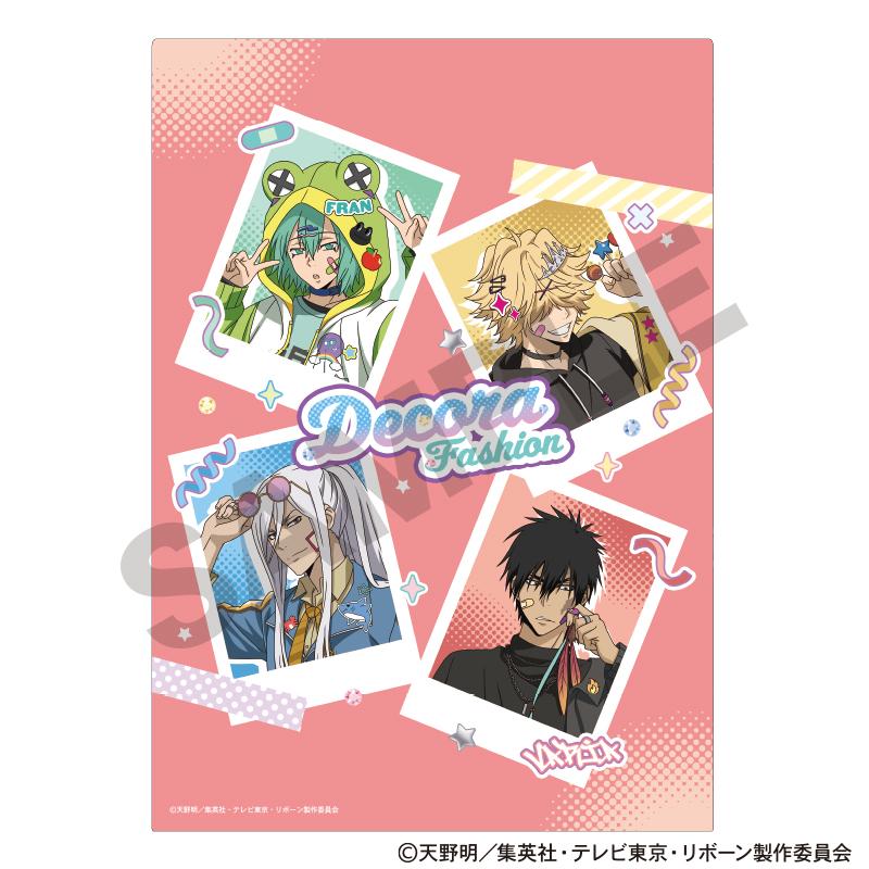 家庭教師ヒットマンREBORN!(家庭教師HITMAN REBORN!) 單層透明文件夾 紅色 DECORA FASHION