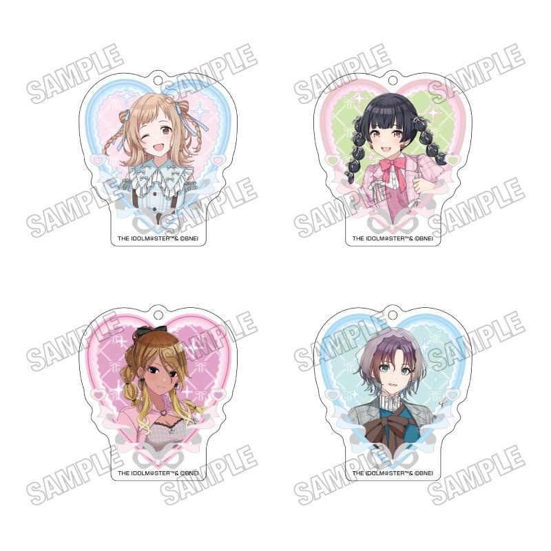 アイドルマスター シャイニーカラーズ(偶像大師 閃耀色彩) 描き下ろし 亞克力鑰匙扣收藏 【完整BOX/4個裝】