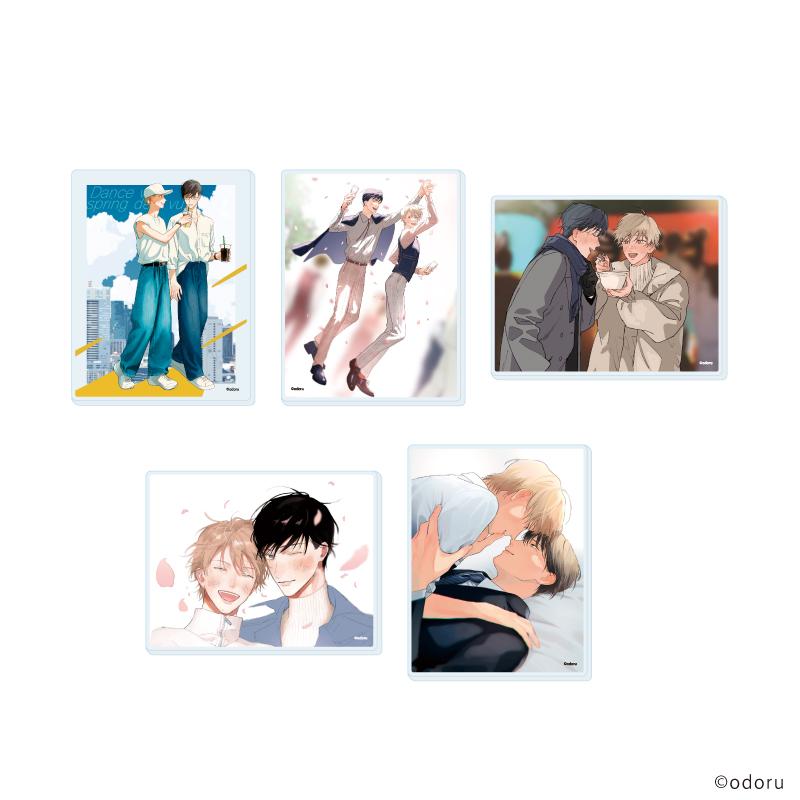 春のデジャヴに踴れ アクリル卡片01/完整套裝(全5種)(官方&新繪插畫) 完整套裝/5個裝