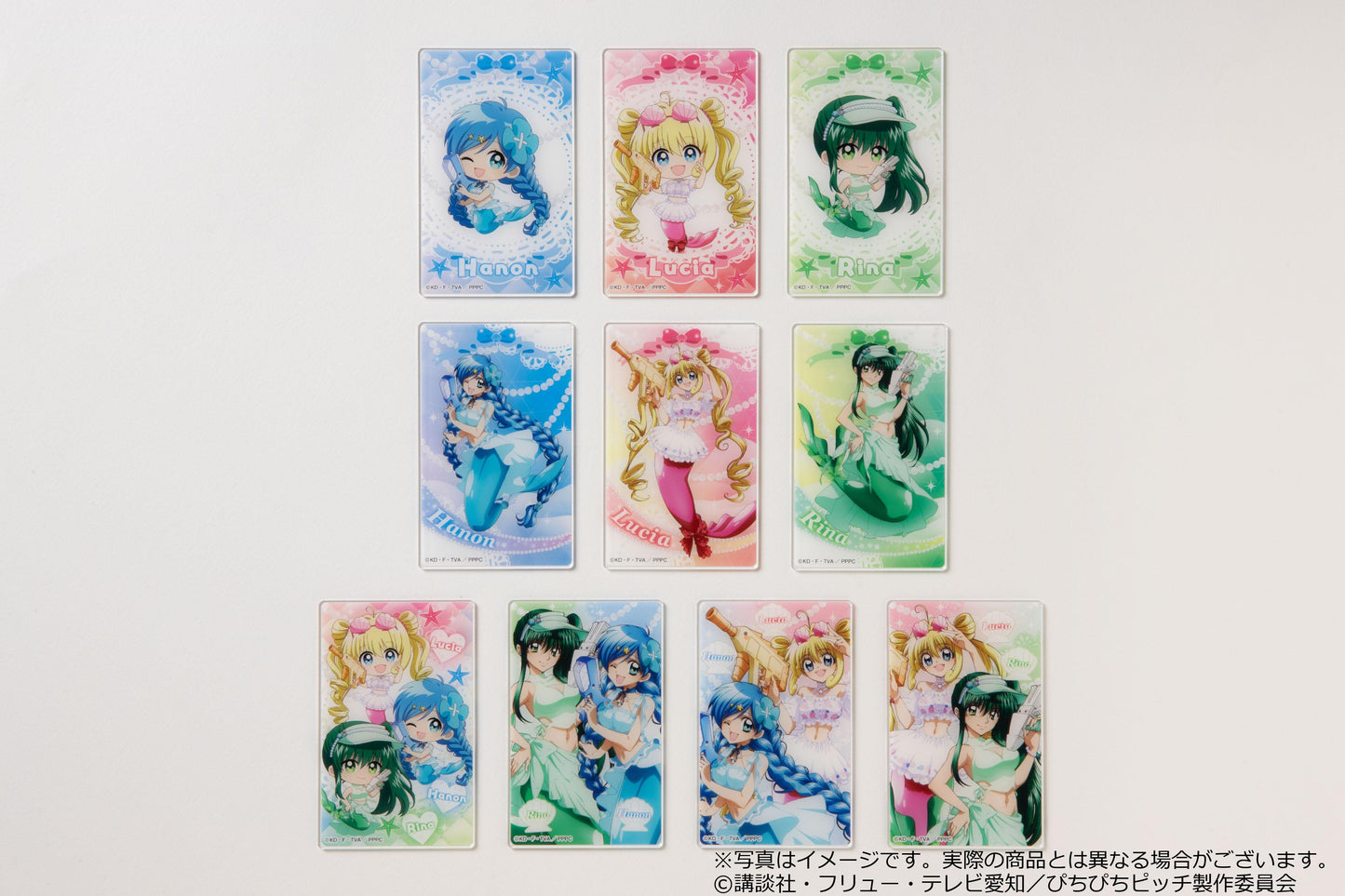マーメイドメロディー 《人魚的旋律》 亞克力卡片 Splash Party ver. 【完整BOX/10包入】