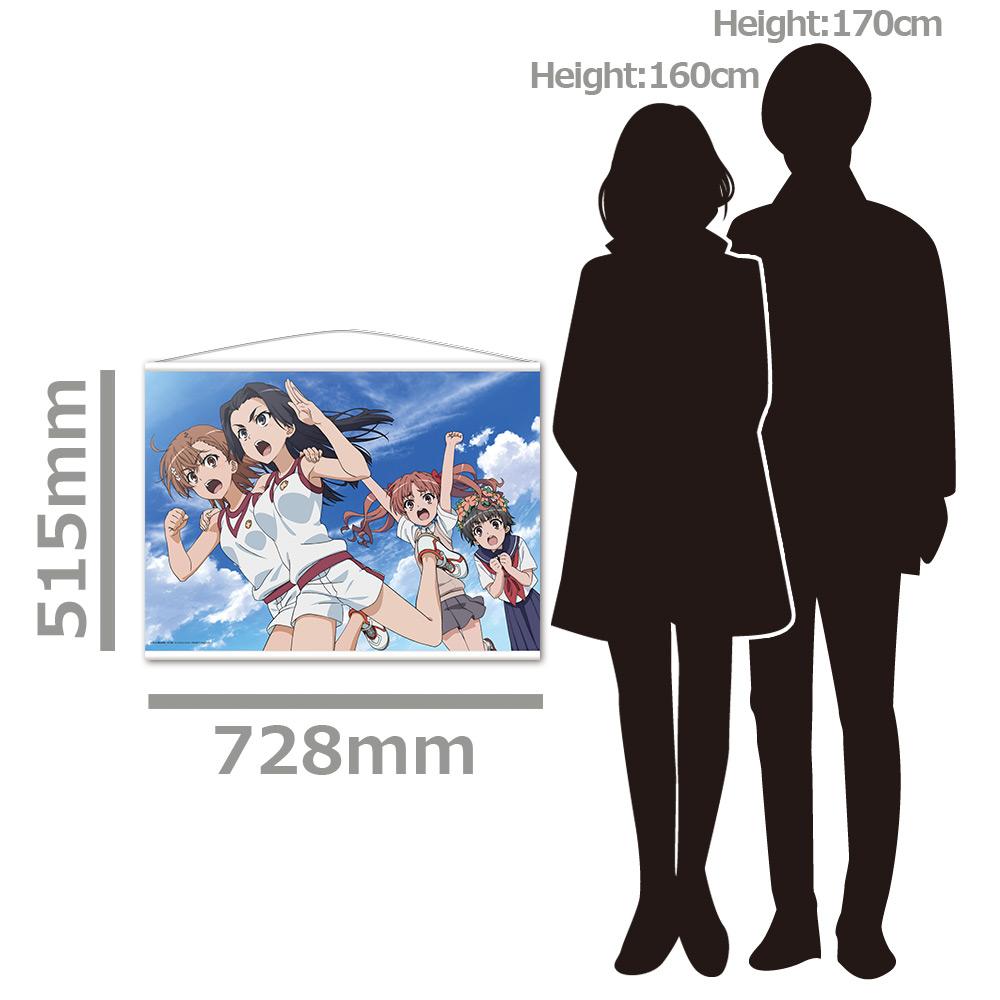某科學の超電磁砲(某科學的超電磁炮) T_B2掛畫B 御坂美琴&婚後光子&白井黒子&初春飾利