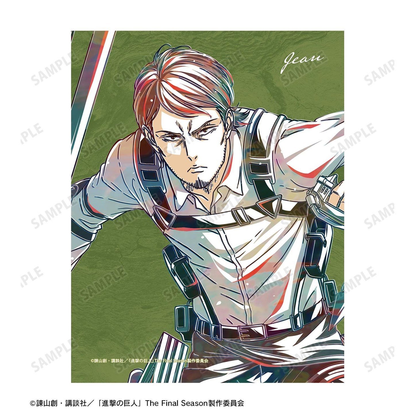 進擊的巨人 Ani-Art 第5彈 F0號帆布畫板
