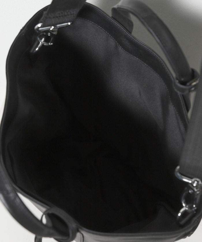 COW LEATHER 2WAY TOTE BAG