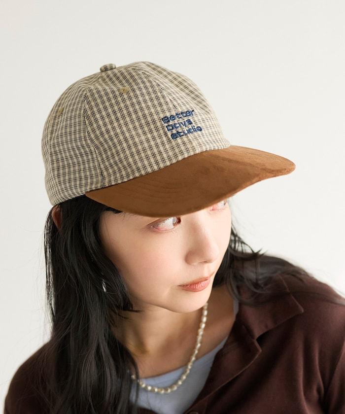 BetterDays studio × FREAK'S STORE 雙色 平簷格紋棒球帽