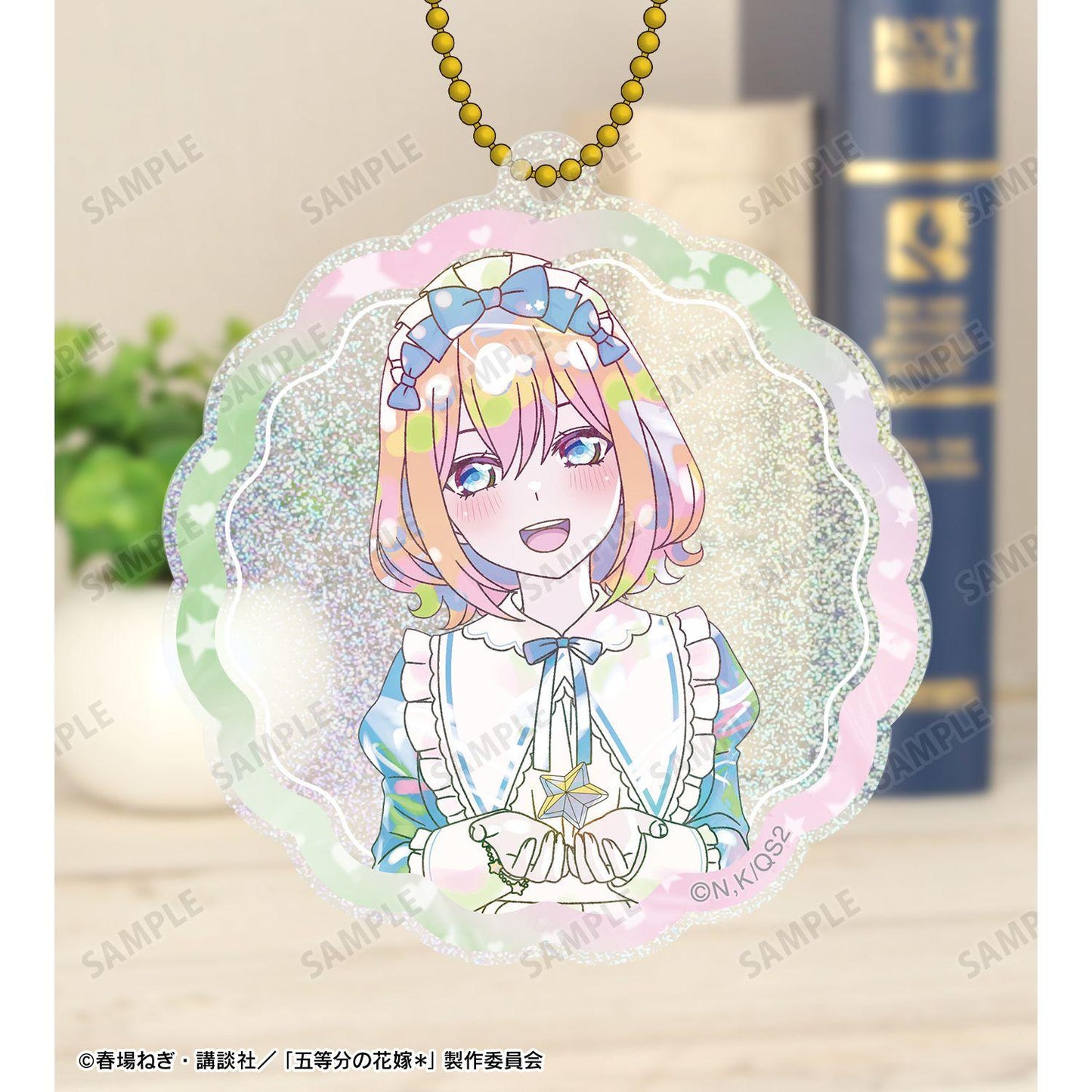 五等分の花嫁(五等分的新娘) 描き下ろし 中野四葉 星空女僕ver. Ani-Art KAWAII label 閃粉亞克力鑰匙扣