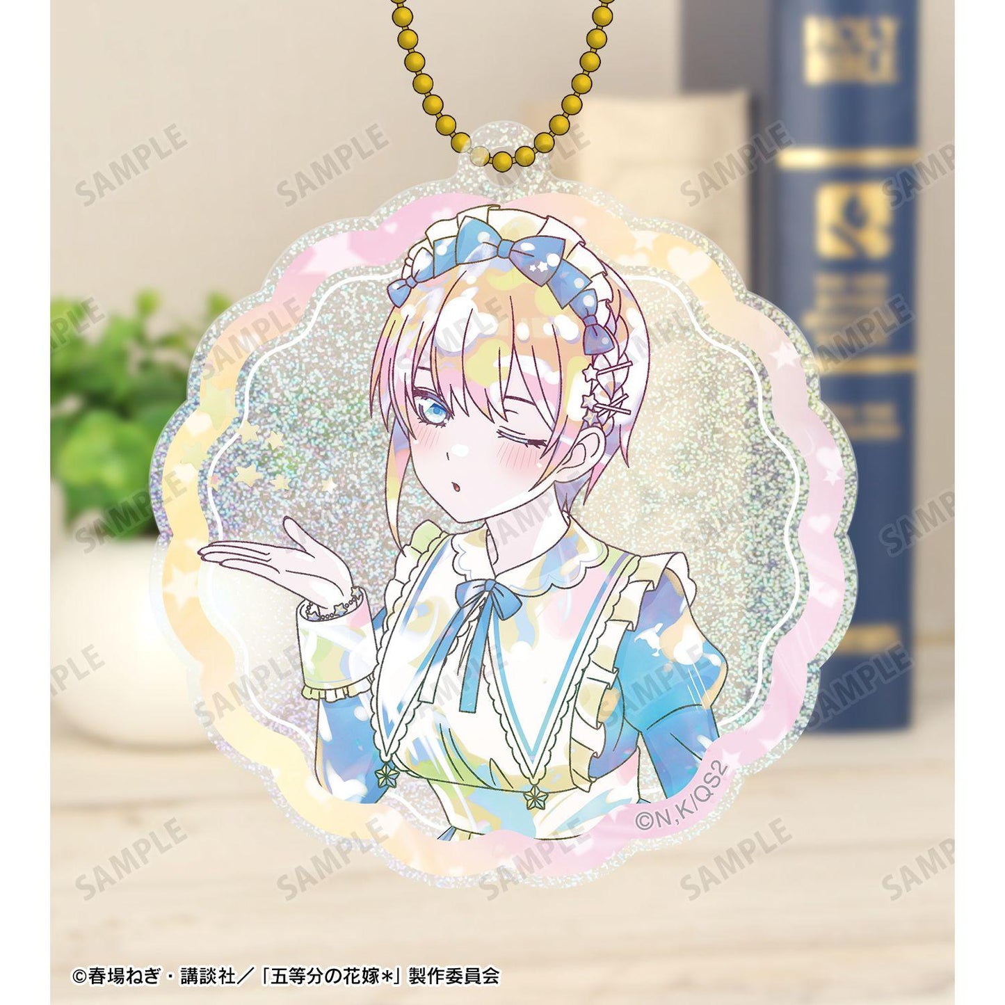 五等分の花嫁(五等分的新娘) 描き下ろし 中野一花 星空メイドver. Ani-Art KAWAII label 閃粉亞克力鑰匙扣