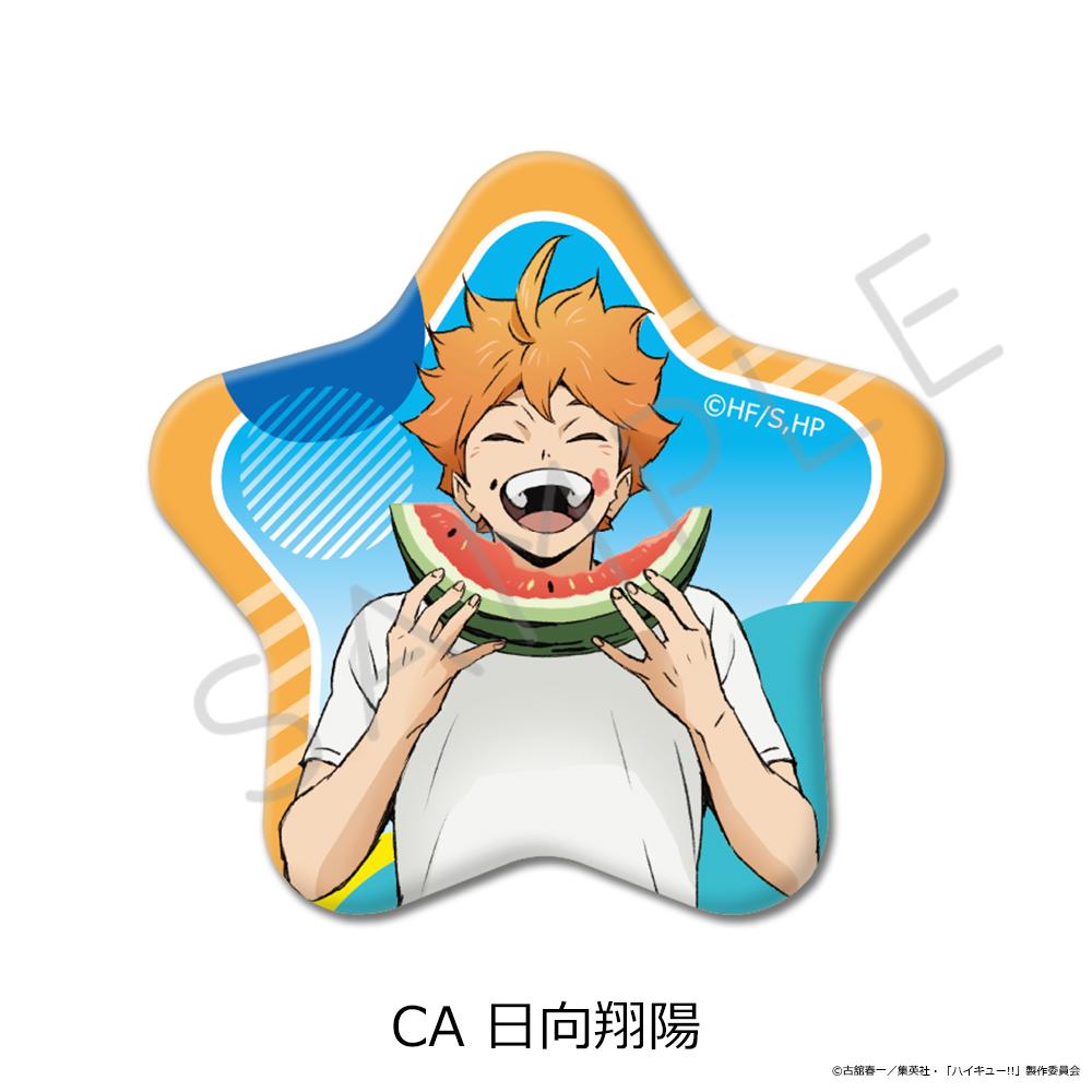 排球少年(排球少年) 第13彈 日向翔陽 星形徽章 CA款